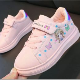 Zapatillas Kid Shoe Kid Casual Shoe Spring 2023 NOWOŚĆ KIT Sneakers Buty skórzane Upper Girl But Kid Małe białe buty Buty