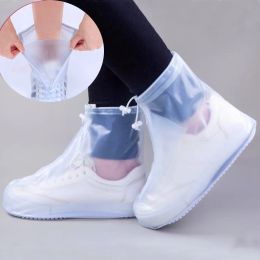 Silicone Shoes Cover Rain Waterproof Thickened Durable Shoes Protectors Rain Boots Non-Slip Shoe Cover Rainy Water proof shoes