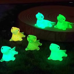 Garden Decorations 24 Pcs Animals Glow-in-the-dark Lizard Miniature Figurine Glowing Figurines Resin Bonsai