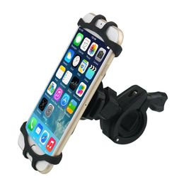 Cell Phone Mounts Holders Bicycle Holder 360 Degree Adjustable Dc08-Z Motorcycle Bike Mobilephone Mount Stand With Pe Bag Drop Deliver Otygv
