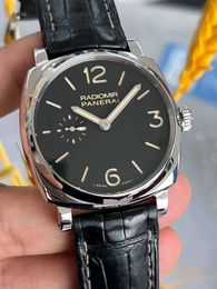 Lüks Saat Moda Kol saatleri Panerass Anında 1940 Serisi 00512 Manuel Mekanik Erkekler 42mm Su Geçirmez Tasarımcı Paslanmaz Çelik Yüksek Kalite