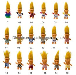 Trump Personality Doll Model Ornaments Funny Cartoon Crafts Figurine Dolls Character Models Reality Puppets Enamel doll Desktop Decor Home Office Decoration