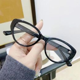 Sunglasses Trending Women Anti Blue Rays Glasses Retro Transparent Frame Vision Care Computer Goggles Eyeglasses