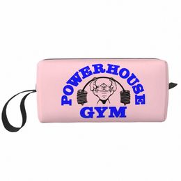 powerhouse Gym Cosmetic Bag Women Cute Large Capacity Bodybuilding Fitn Makeup Case Beauty Storage Toiletry Bags 73al#