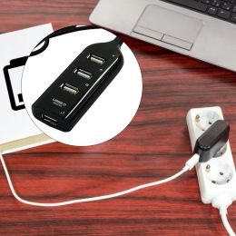 4 Port USB 2.0 Hub USB Splitter with 1.6Foot Cable for Laptop Desktop Computer PC Flash Drive Mobile HDD Adapter Multiple Socket
