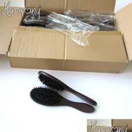 Hair Brushes 20Pcs Professional Natural Brush Boar Bristle Wood Bristles Mix Nylon Comb 240315 Drop Delivery Products Care Styling Too Otwdc