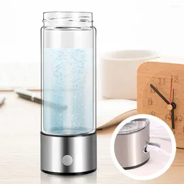 Wine Glasses 420ML Portable Hydrogen Water Bottle Rechargeable Rich In Antioxidants Improve Fatigue Promote Metabolism