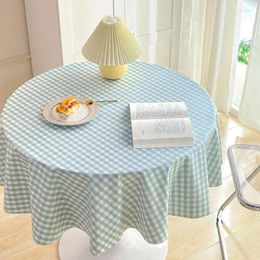 Table Cloth Wind Grid Tablecloth Velvet Girl Heart Student Desk Po Background R9S1847