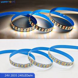 12V 24V Double Row 240LEDs/m 336LEDs/m 5m Dual White SMD 2835 CCT LED Strip Light Colour Temperature Adjustable Flexible LED Tape