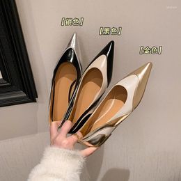 Casual Shoes 2024 Spring Autumn Women Pumps Natural Leather 22-25.5cm Soft Sheepskin Cowhide Pigskin Full Mixed Colour For