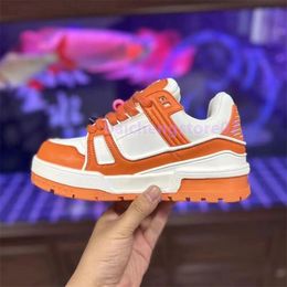 2023 Designer shoes Trainer sneakers Plate-forme Maxi mens women Casual Shoes Black Blue Green Orange White shoe Size 36-45 c22