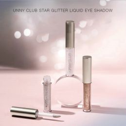 Shadow UNNY Club Star Glitter Liquid Eyeshadow Pigment Glow Eye Shadow Cream Smudgeproof Nude Make Up Brighten Cosmetics