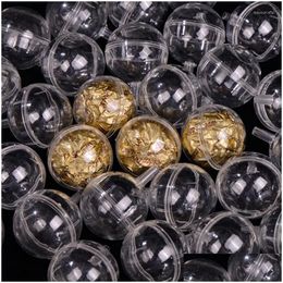 Gift Wrap 50Pcs Clear Chocolate Box Truffle Liner Flower Candy Bouquet Ball Holder Case Valentines Day Party Decor Drop Delivery Home Dhtyp