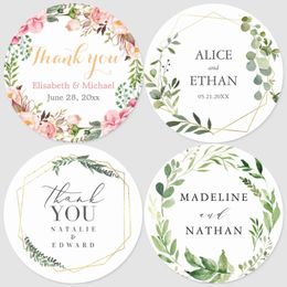 2-7cm Custom Stickers Customised Logos Wedding Birthdays Baptism Stickers Personality Labels Design Own Baking Gift Bag Sticker