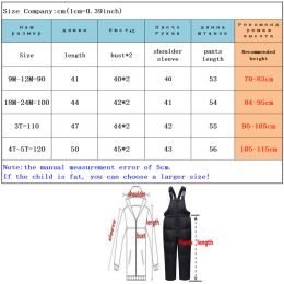 2023 Winter Down Jacket for Girl clothes Kids Overalls Snowsuit Baby Boy over coat Toddler New Year Clothing Set parka real fur