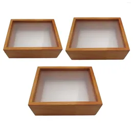 Frames Shadow Box Frame Po Memory Wooden Pressed Flower For Pictures Awards