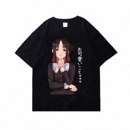 kaguya Love is War Japanese Anime T Shirt Graphic Summer T Shirt Streetwear Casual Plus Size Cott T Shirt Women Men r6it#