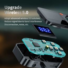 Bluetooth 5.0 FM Transmitter Modulator 3.5mm AUX Audio Receiver LED Display USB Handsfree Car Kit Support TF Card MP3 Player