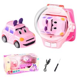 Cute Toy Children's Watch Remote Control Car Model Birthday Present Watch Modelling Ingenious Toy 1:64 Funny for Children