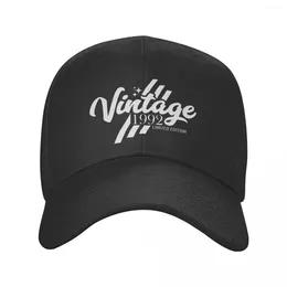 Ball Caps Fashion Vintage In 1992 Baseball Cap Men Women Breathable 30th Birthday Gifts Dad Hat Performance
