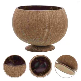 Bowls Multipurpose Coconut Shell Bowl Banquet Home Decor Hawaii Party Cups Household Fruit