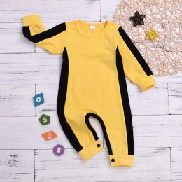 Baby Chinese Kung Fu Lee Clothes Newborn Infant Baby Girls Boys Classic Jumpsuit Playsuit Romper Casual Clothes Bruce Rompers