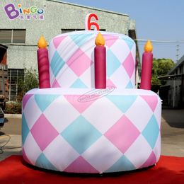 wholesale Customised 3m 10ft Event Advertising Inflatable Cake Models Simulation Food Models For Outdoor Decoration Toys Sports