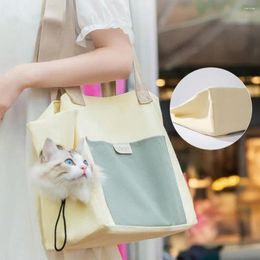 Cat Carriers Breathable Pet Carrier Bag Durable Canvas Wear Resistant Dog Outdoor Bags Bite Crossbody