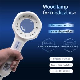 Analyzer New Portable Wood Lamp Skin Magnifier Testing Uv Lamp Light Skin Scanner Analyzer Health Detection Skin Magnify