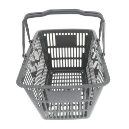 Baskets Collapsible Shopping Basket Folding Storage Crate Stackable Grocery Bin Container with Handle, for Clothes Tools Picnic basket