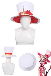 Party Supplies Lucifer Cosplay Hat Costume Accessories Cartoon Anime El Men Women Disguise White Hats Gifts Outfits Halloween Carnival Suit