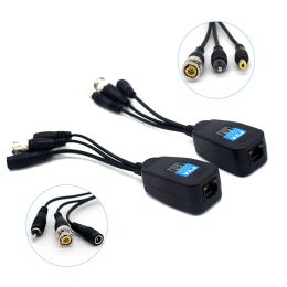 5Pairs/Lot 4K 8MP Passive Video Power Balun Audio to RJ45 Connector Converter Transceiver For 2MP 5MP 8MP AHD/CVI/TVI Cameras