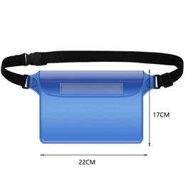 Portable underwater bag Mobile phone waterproof seal diving swimming underwater protective bag activity safety accessories