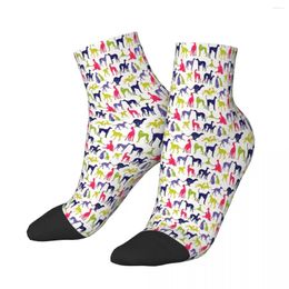 Men's Socks Colorhounds Geryhound Greyhounds Dog Ankle Male Mens Women Spring Stockings Hip Hop