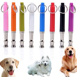 Pet Dog Training Deterrent Whistle High Frequency Ultrasonic Adjustable Voice Control Barking Obedience Tool Dog Accessories