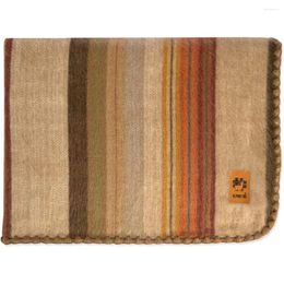 Blankets Hypoallergenic Throw Blanket Lightweight Warm Winter & Throws Breathable Washable Wool - 87 X 64 Inches (Brown)