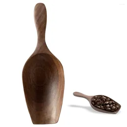 Coffee Scoops Bean Spoon Wooden Teaspoon Classical Tea Dispenser Rice