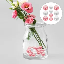 Vases 300 Pcs Vase Filled With Pearls Tabletop Christmas Decorations Loose Abs No Hole