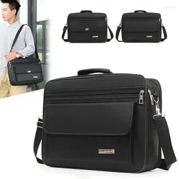 Briefcases Waterproof Briefcase Laptop Computer Storage Bag Business Trips High-capacity Document Organize Messenger Pouch Accessories