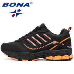 Slippers Bona New Hot Style Women Running Shoes Outdoor Activities Sport Shoes Lace Up Popular Sneakers Comfortable Athletic Shoes Ladies