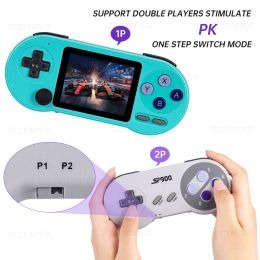 SF2000 Handheld Game Player 3 inch IPS Screen Portable Video Game Console Built-in 16G 8000+ Retro Games Support TV AV Output