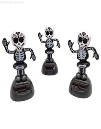 Funny Skeleton Car Dashboard Decoration Office Cab Accessories Interior Decoration Halloween Dancing Figure Toy6554591