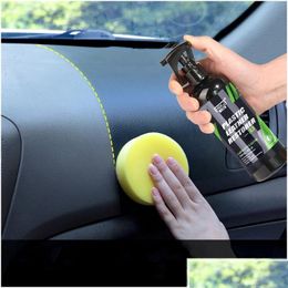 Interior Car Paint Maintenance New Detailer Hgkj S3 Plastic Leather Restorer Quick Coat For Refurbish Renovator Conditioner Drop Deliv Otygl