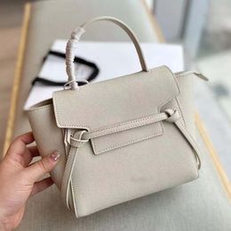 Nano Belt Shoulder Bag Luxurys Handbag a Fashion Lady Designer Bag Womens Pochette Real Leather Clutch Purse Crossbody Bags Man Top Handle White Bags Strap