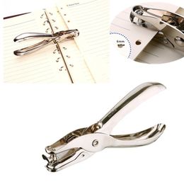 Paper Hole Punch Round Single for DIY Scrapbooking Loose-leaf Circle Cutter Tool Handheld Metal Office School Binding Supplies