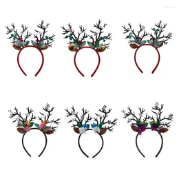 Party Supplies LED Christmas Elk Headband Antlers Deer Horn Hairband