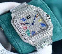 Wristwatches Mens Watch y Automatic Mechanical Watch 40mm Sapphire Stainls Steel Strap Multiple Colors Available Diamond WristWatc7960124