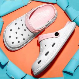 Unisex Child Summer Beach Shoes Indoor Non-slip Sandals Clogs Boys Slip On PVC Toddler Sandals Slides Children Garden Shoes
