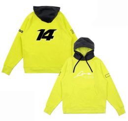 Apparel 2023 New Hoodie Driver Jersey Uniform Loose Coat Formula 1 Racing Suit Men's and Women's Fans Clothing Spring Autumn Sweatshirt