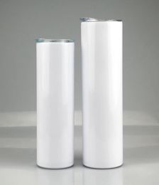 20oz 30oz Sublimation Tumbler Stainless steel blank white cup with lid straw Cylinder sea ship HWB19591444062